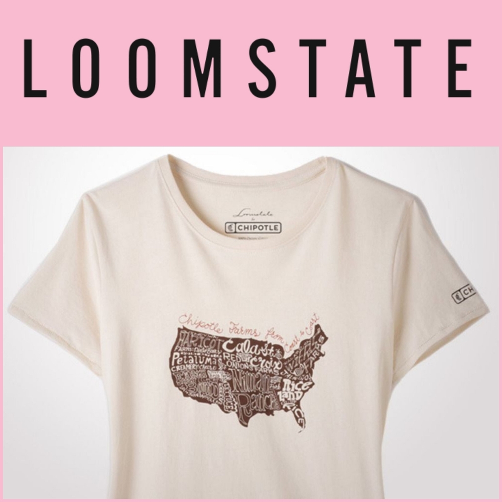 NEW Loomstate Chipotle Across America tee